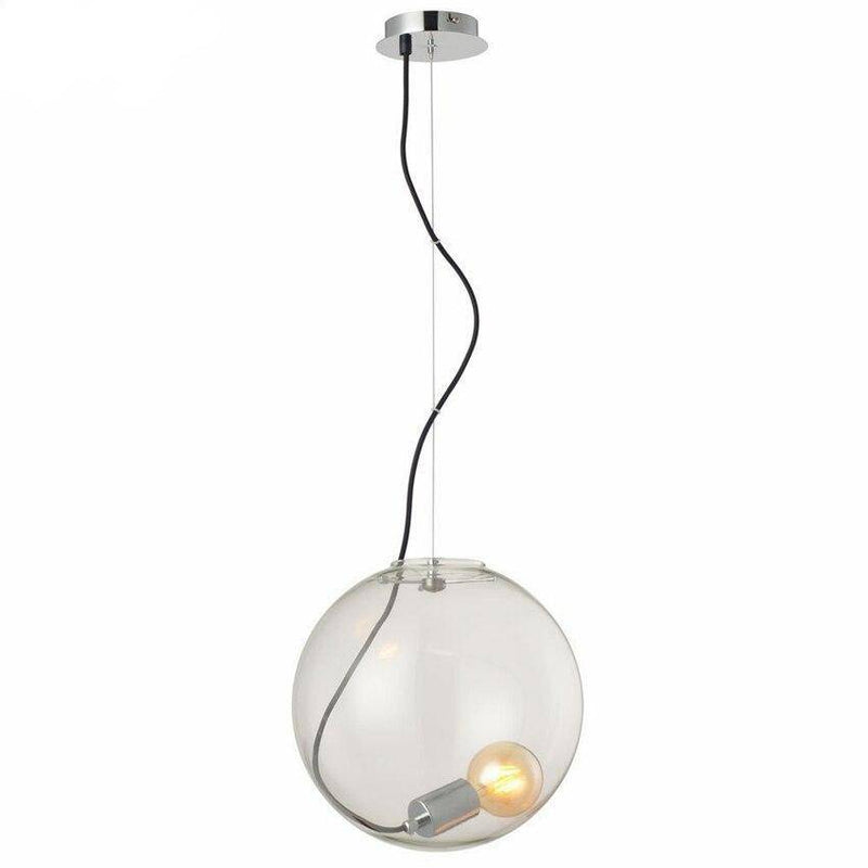 Lámpara de suspensión LED moderno con globo de cristal Luces