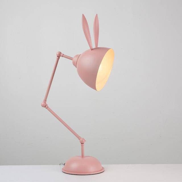 LED table lamp with metal ears Rabbit or Cat