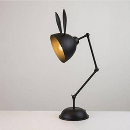 LED table lamp with metal ears Rabbit or Cat