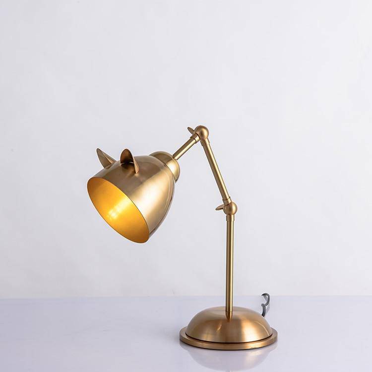 LED table lamp with metal ears Rabbit or Cat