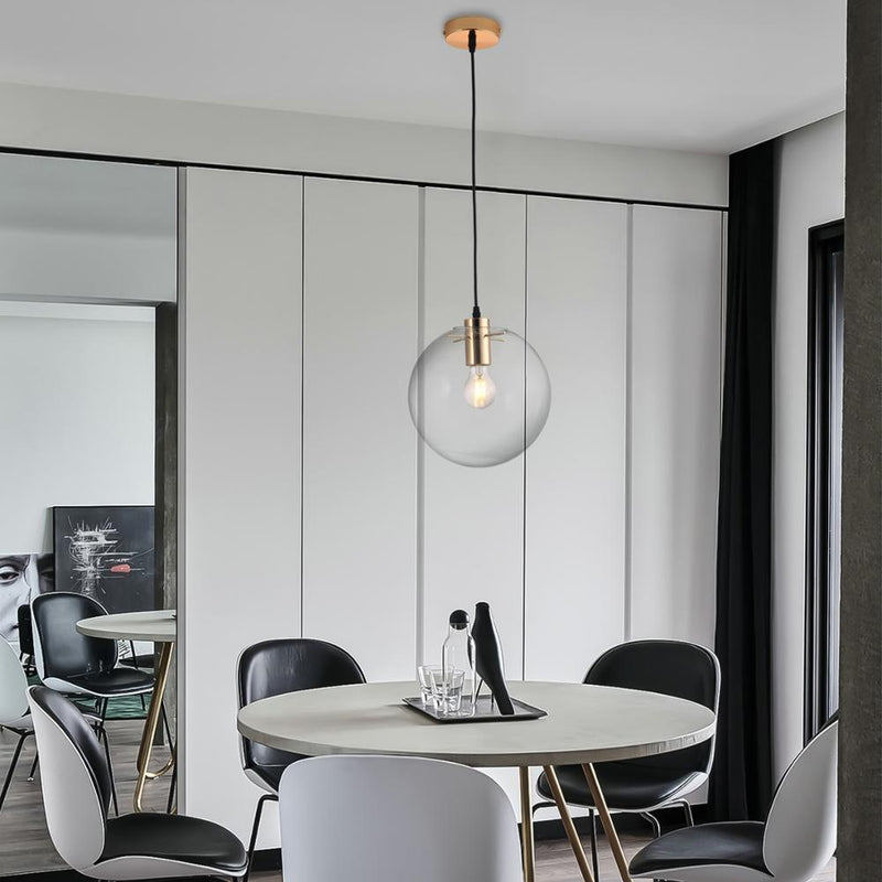 pendant light design with Dixie hanging glass ball