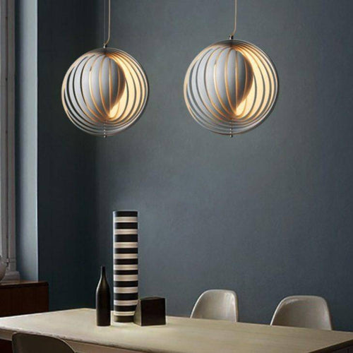 Suspension design LED avec abat-jour sphérique style Loft - vue 9 sur 8