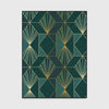 Tapis rectangle vintage aux formes géométriques Luxury Floor A