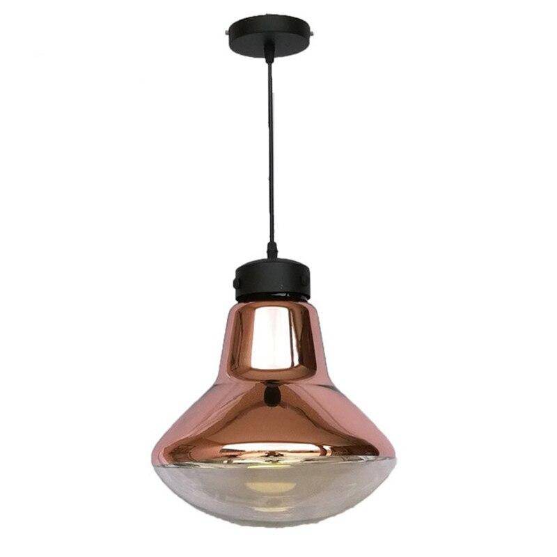 Lámpara de suspensión design LED de metal con formas redondeadas Retro