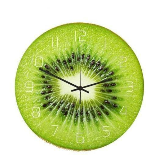 Horloge murale ronde style Kiwi Coktail