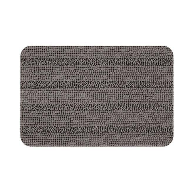 Tapis de bain rectangulaire coloré en microfibres Absory - vue 7 sur 12