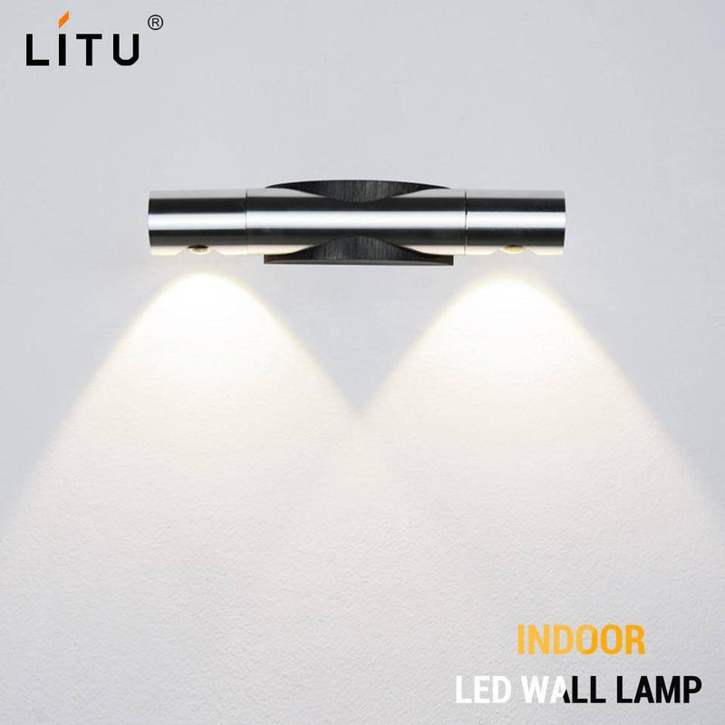 wall lamp LED chrome Sconce