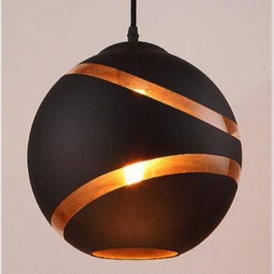 Suspension design à LED avec boule en pierre de verre Lofty