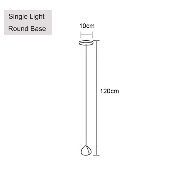 Suspension moderne LED en forme de glaçons en cristal Jaione - vue 3 sur 3
