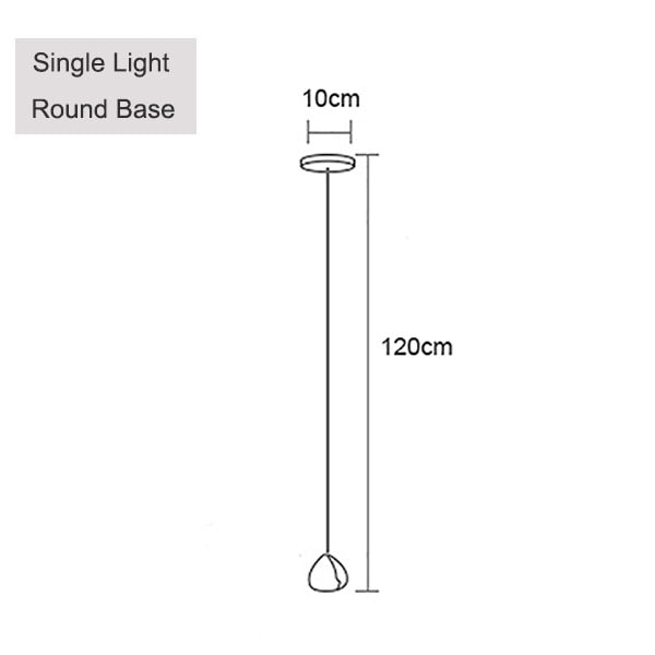 Suspension moderne LED en forme de glaçons en cristal Jaione
