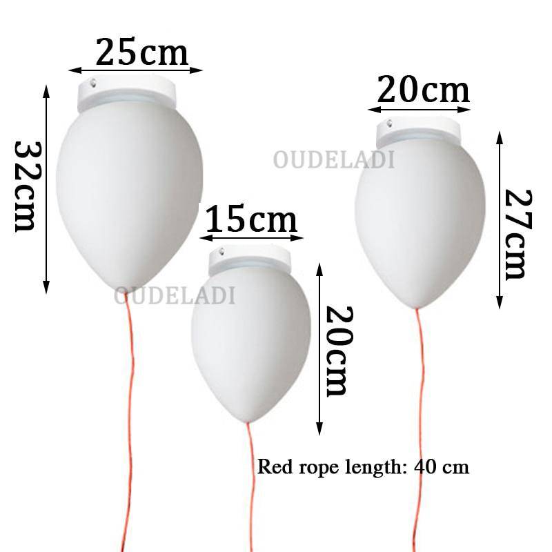 LED balloon ceiling lamp Modern