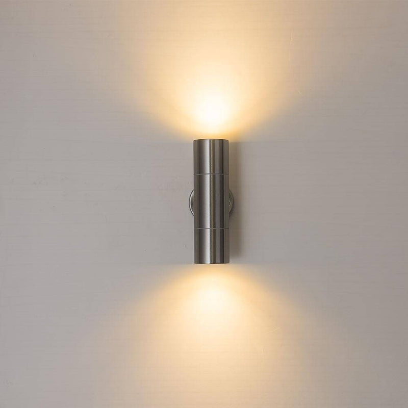 Lámpara de pared design LED en aluminio Jula para exteriores