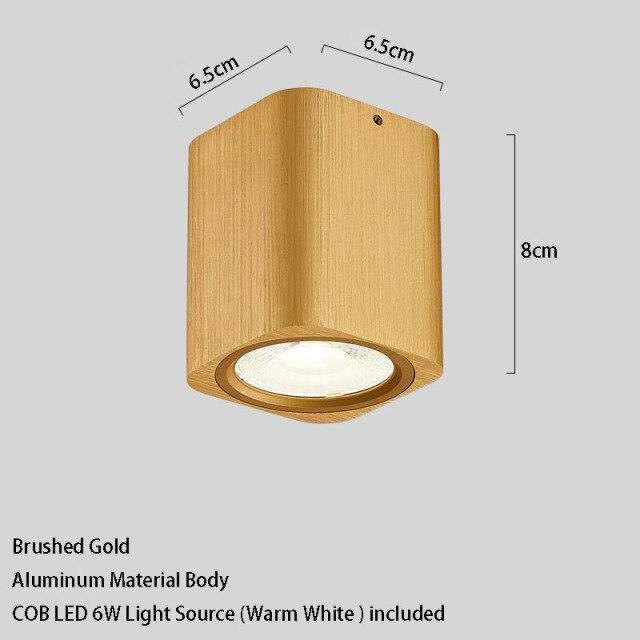 Foco design cubic metal LED Light Hall