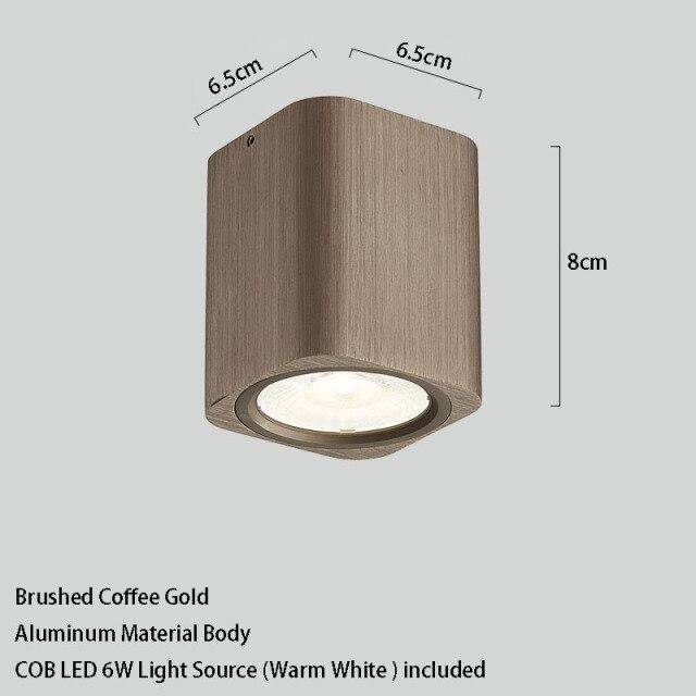 Foco design cubic metal LED Light Hall