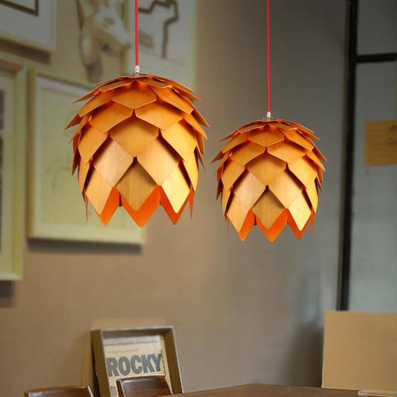 Design pendant light in the shape of flower petals (several colors)