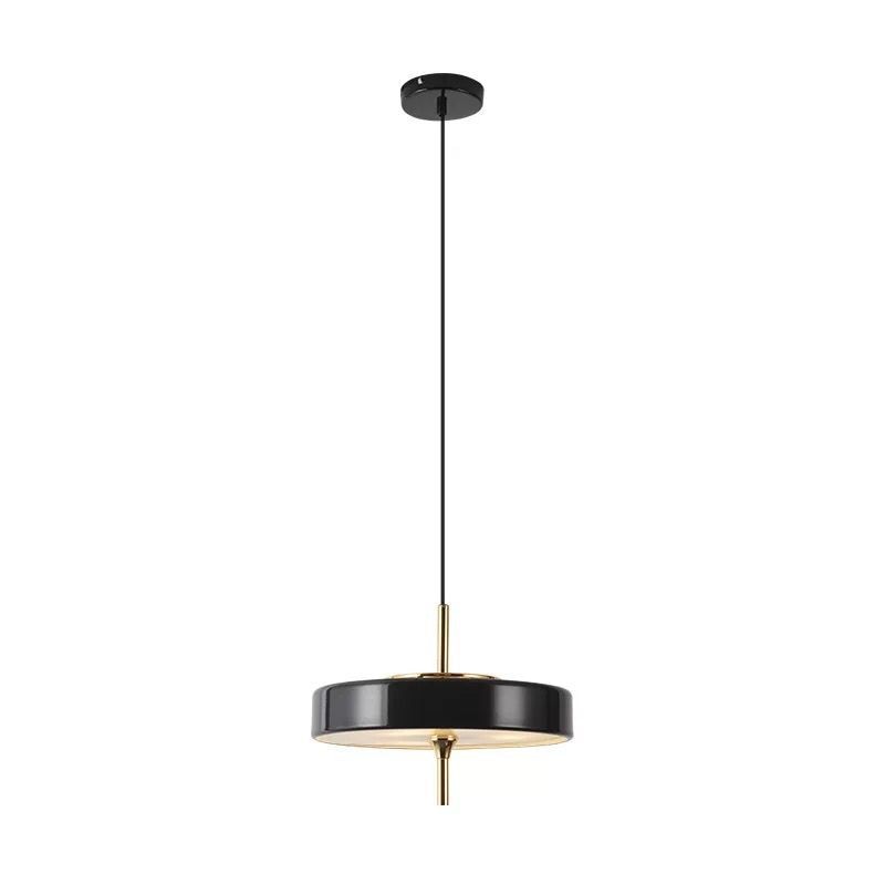 pendant light LED design with lampshade circular metal Juna style
