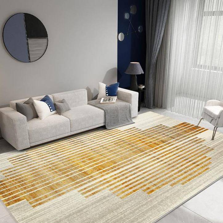 Modern rectangle carpet geometric style Sofa C