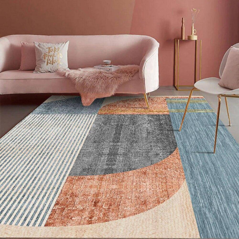 Rectangular carpet with modern geometric shapes Alia C