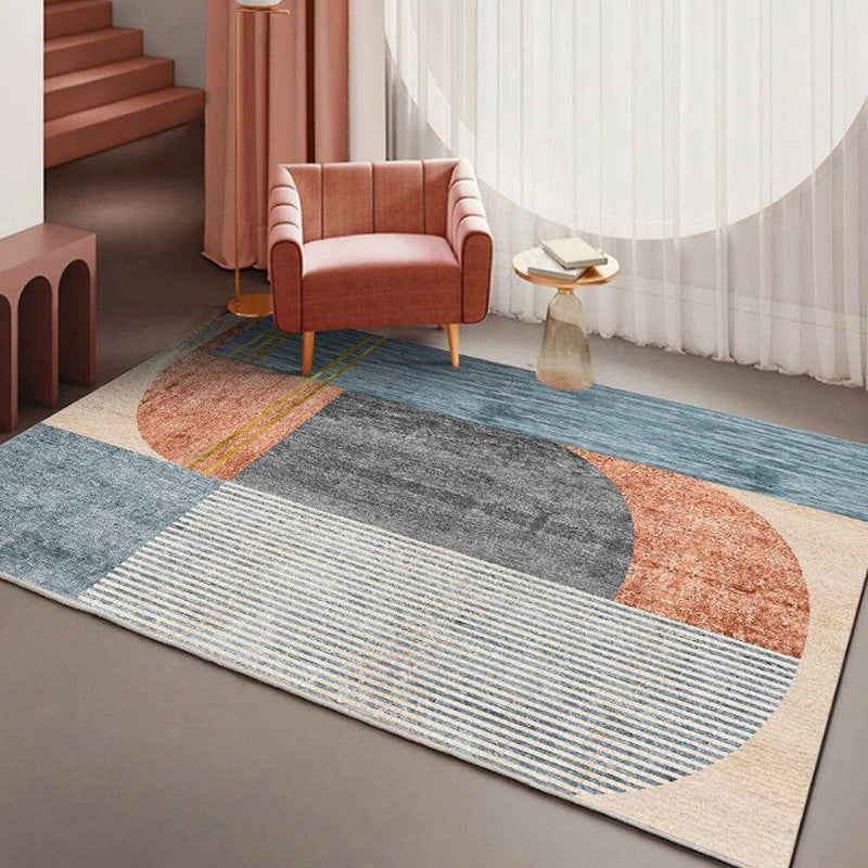 Rectangular carpet with modern geometric shapes Alia C