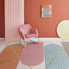 Tapis rectangle aux formes géométriques modernes Alia B