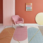 Tapis rectangle aux formes géométriques modernes Alia B