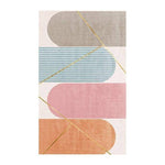Tapis rectangle aux formes géométriques modernes Alia B