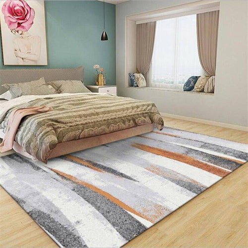 Tapis rectangle dessins gris Fashion