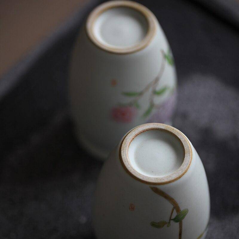 Vase en céramique blanc style Flower