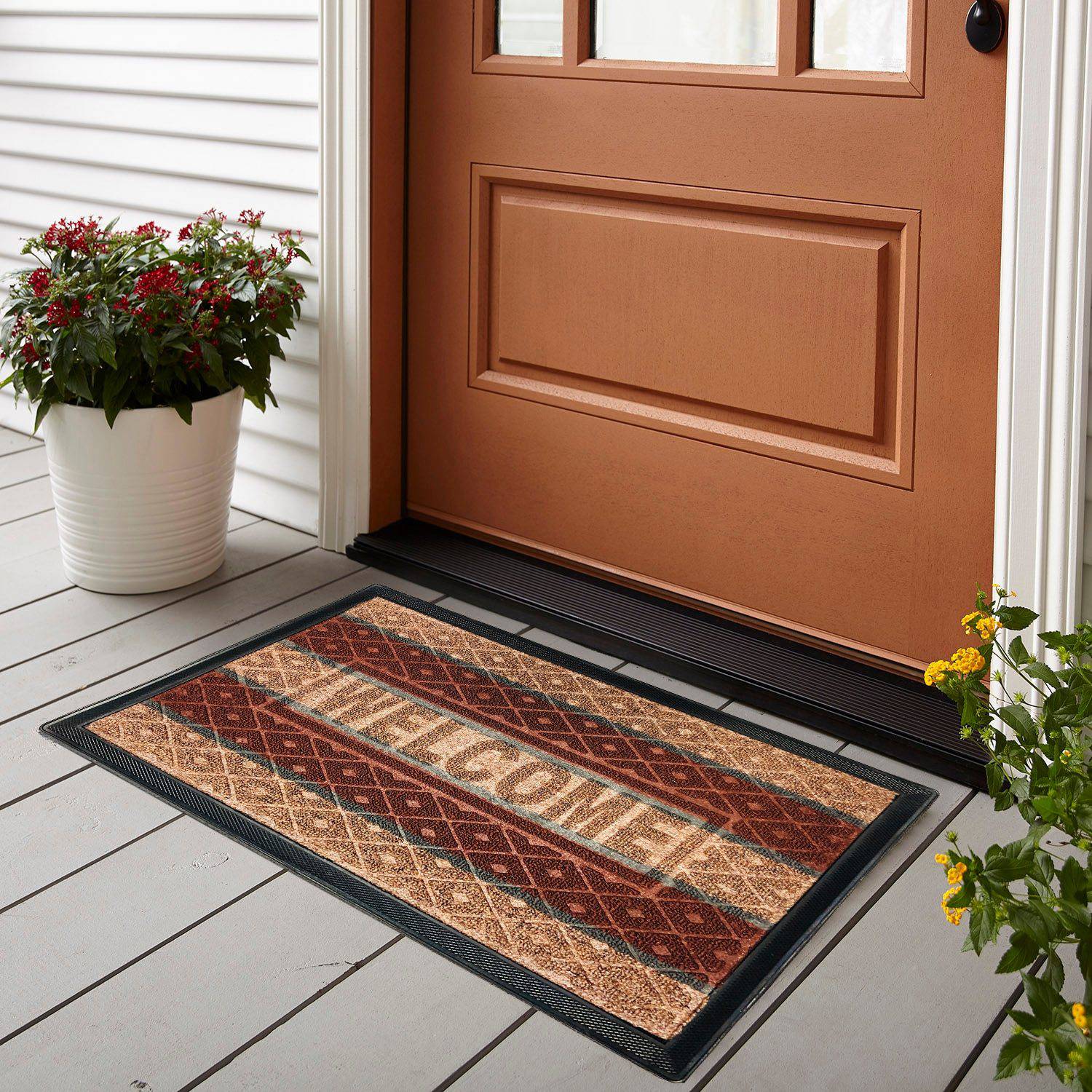 Paillasson rectangle welcome Easy - vue 3 sur 5