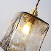 Suspension LED style vintage en verre Dolkie