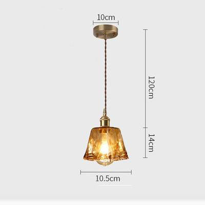 pendant light Vintage style LED in Dolkie glass