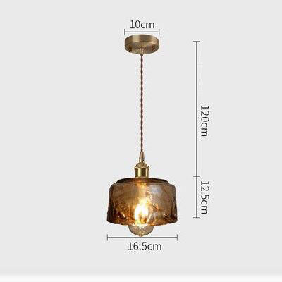 pendant light Vintage style LED in Dolkie glass