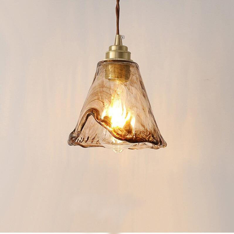 pendant light Vintage style LED in Dolkie glass