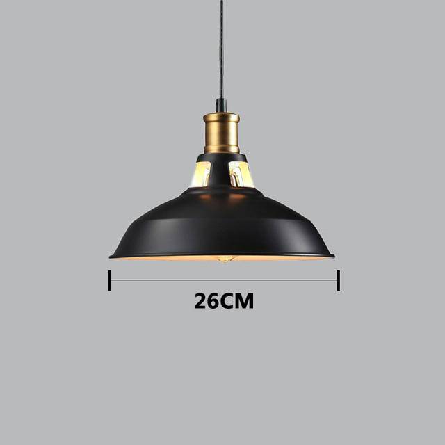 Suspension design industriel Colgante (noir ou blanc)