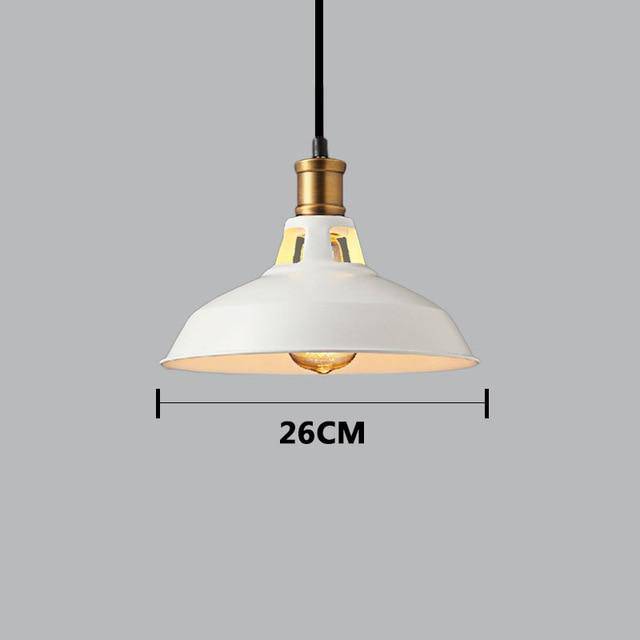 pendant light Colgante industrial design (black or white)