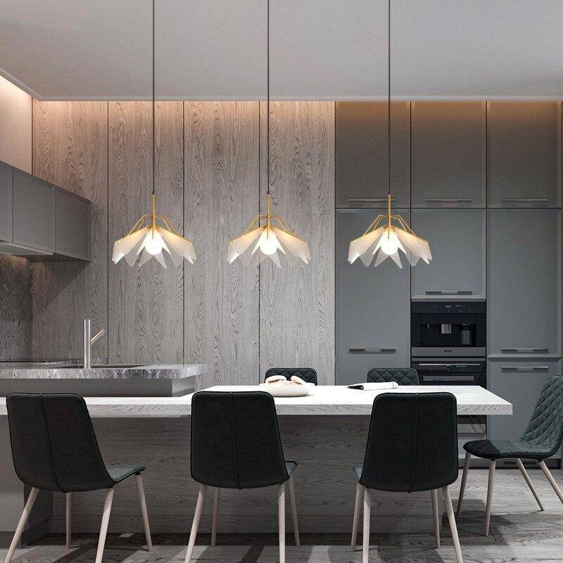 Suspension design LED style branche en métal - vue 4 sur 7