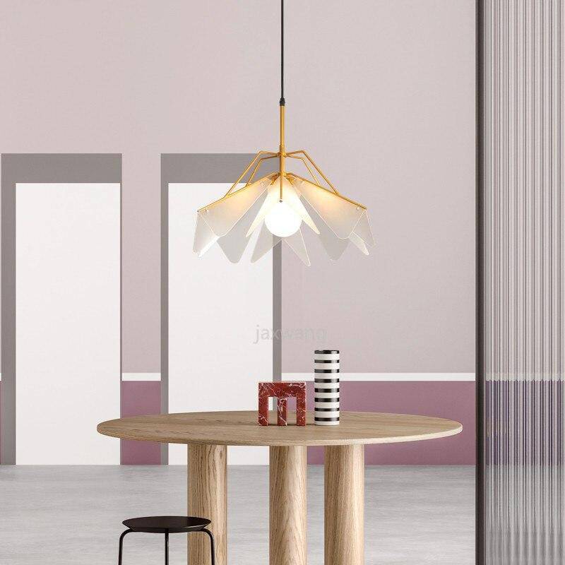 Suspension design LED style branche en métal - vue 3 sur 7