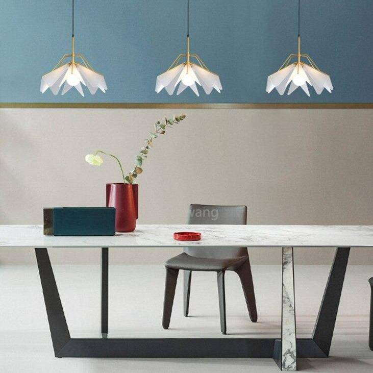 Suspension design LED style branche en métal - vue 2 sur 7