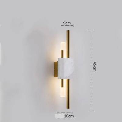 Applique murale design LED en marbre Loft