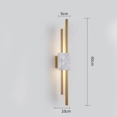 Applique murale design LED en marbre Loft