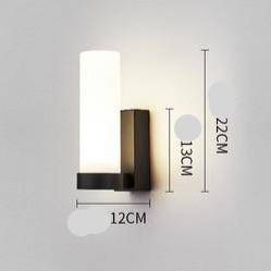 Lámpara de pared design LED en metal con cristal cilíndrico