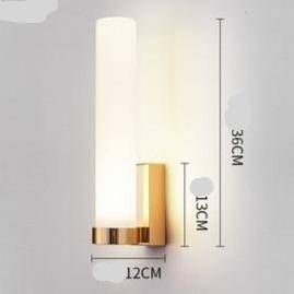 wall lamp Metal LED design wall with cylindrical glass
