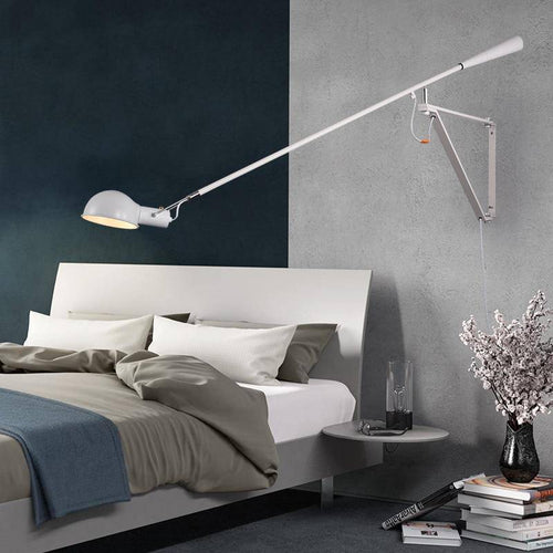 Applique murale design LED avec bras en métal style Loft - vue 3 sur 9