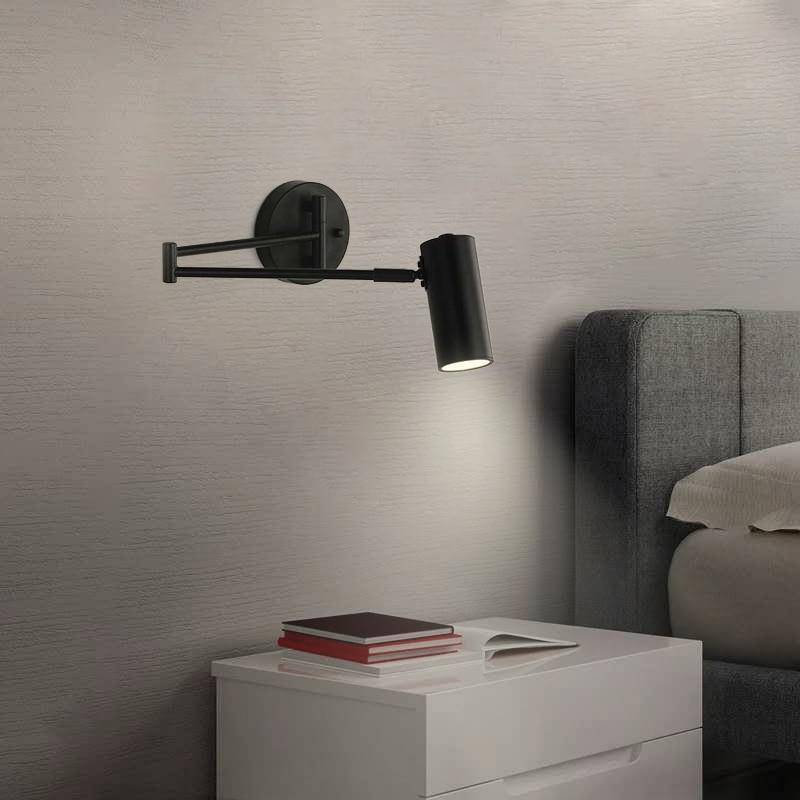 wall lamp LED design wall lamp with steerable sport in gold or black Light metal