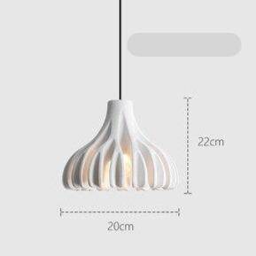 pendant light Nordic colored resin LED design