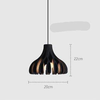 pendant light Nordic colored resin LED design