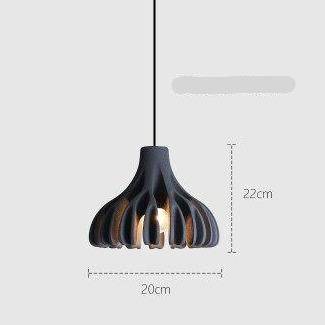 pendant light Nordic colored resin LED design