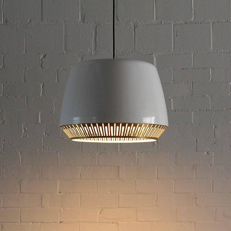 Lámpara de suspensión design Lofy metal coloreado LED