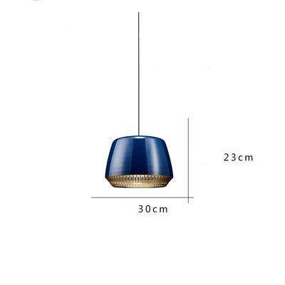 Suspension design à LED en métal coloré Lofy