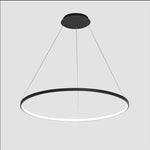 Lustre design anneaux suspendus à LED Deco